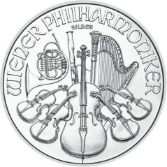 Stříbrná mince 1,5 EUR Wiener Philharmoniker 1 OZ