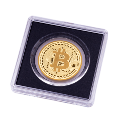 Bitcoin velký | zlatá mince | 999/1000 | KHM Art