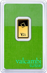 Investiční zlato 5g | Valcambi | Green Gold