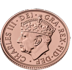 Investiční zlatá mince, Quarter Sovereign Coronation Charles III | 2023 | KHM