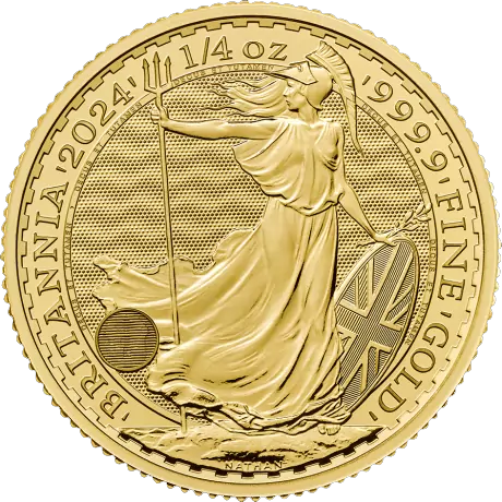 1/4 oz Britannia Charles III Gold Coin | 2024 | KHM