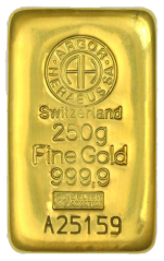 Investiční zlato Argor Heraeus 250 g | KHM