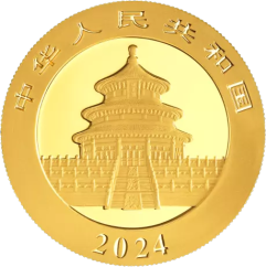 15g China Panda Gold Coin | 2024 | KHM