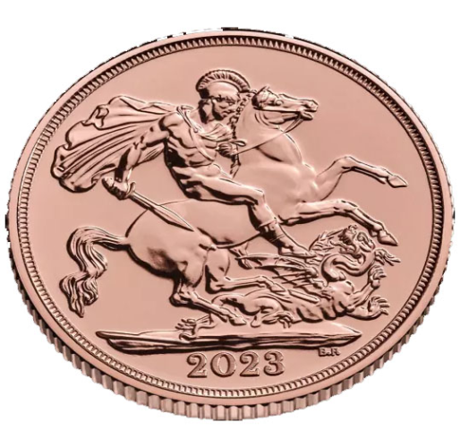 Investiční zlatá mince, Quarter Sovereign Coronation Charles III | 2023 | KHM