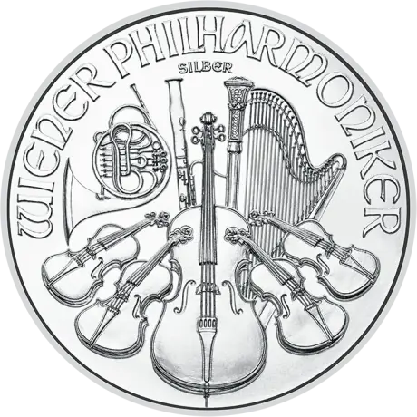 Stříbrná mince 1,5 EUR Wiener Philharmoniker 1 OZ