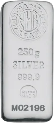 250g Silver Bar | Nadir Metal Rafineri | KHM