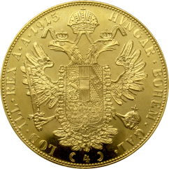 Zlatá mince 4 DUKÁT František Josef I. 1915 | KHM