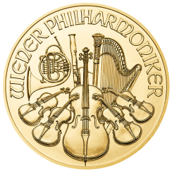 Zlatá mince 100EUR Wiener Philharmoniker 1 OZ
