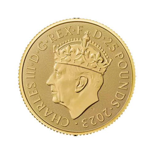 1/4 oz Coronation Charles III Gold Coin | 2023 | KHM
