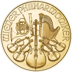 Zlatá mince 50EUR Wiener Philharmoniker 1/2 OZ | KHM