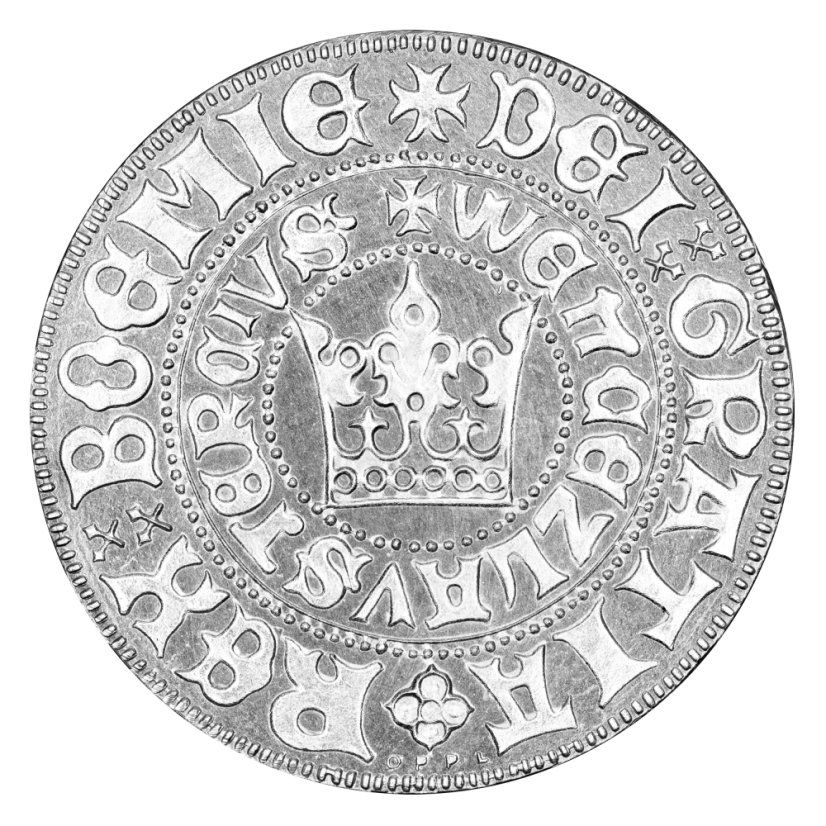 Tlustý Pražský Groš Václava IV. | KHM k výročí 725. let ražby