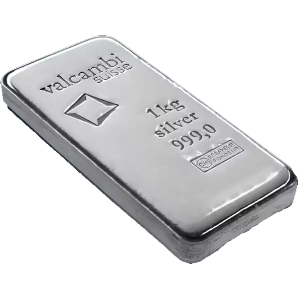 1 Kilo Silver Bar | Valcambi | KHM