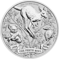 1 oz Perth Mint 125th Anniversary Platinum Coin | 2024 | KHM