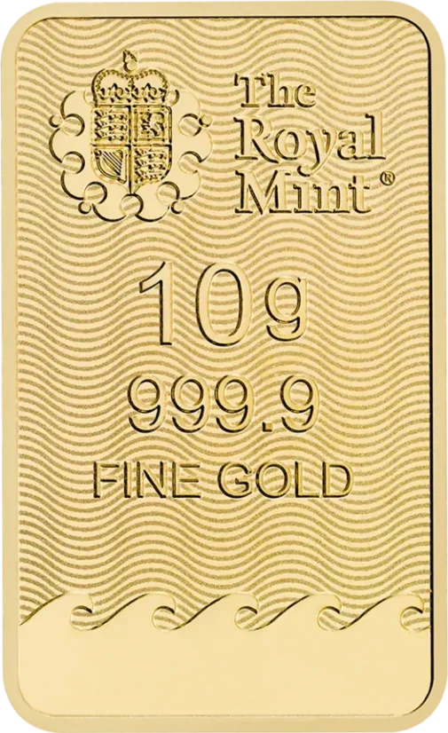 10g Britannia Gold Bar | Royal Mint | KHM