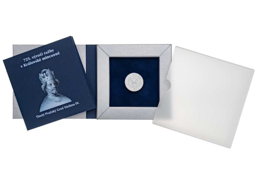 Tlustý Pražský Groš Václava IV. | KHM k výročí 725. let ražby