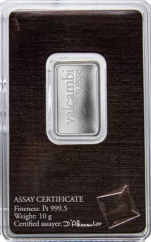 10g Platinum Bar | Valcambi | KHM