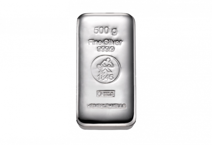 Investiční stříbro Heimerle Meule 500 g | KHM