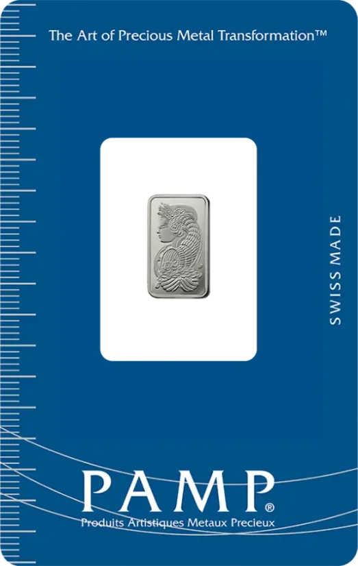 1g Platinum Bar | PAMP Fortuna | KHM