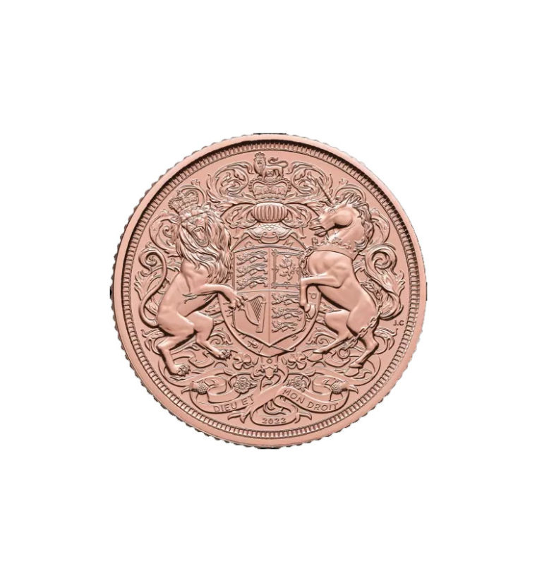 Investiční zlatá mince, 1GBP Memorial Sovereign Charles III | 2022 | KHM