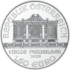 Stříbrná mince 1,5 EUR Wiener Philharmoniker 1 OZ