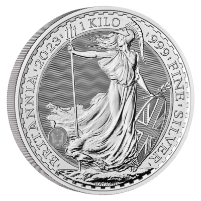 Stříbrná mince 500GBP 1000g Britannia Charles III 2023
