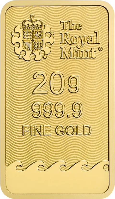 20g Britannia Gold Bar | Royal Mint | KHM