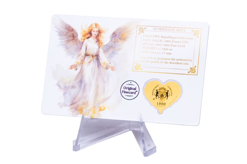 Anděl strážný srdce | finecard | KHM Art