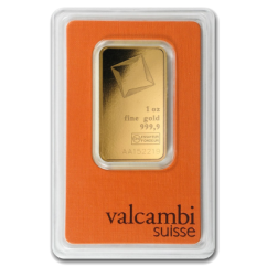 Investiční zlato 1 OZ 31.1g | Valcambi | KHM