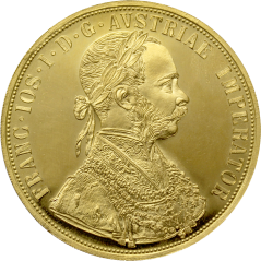 Zlatá mince 4 DUKÁT František Josef I. 1915 | KHM