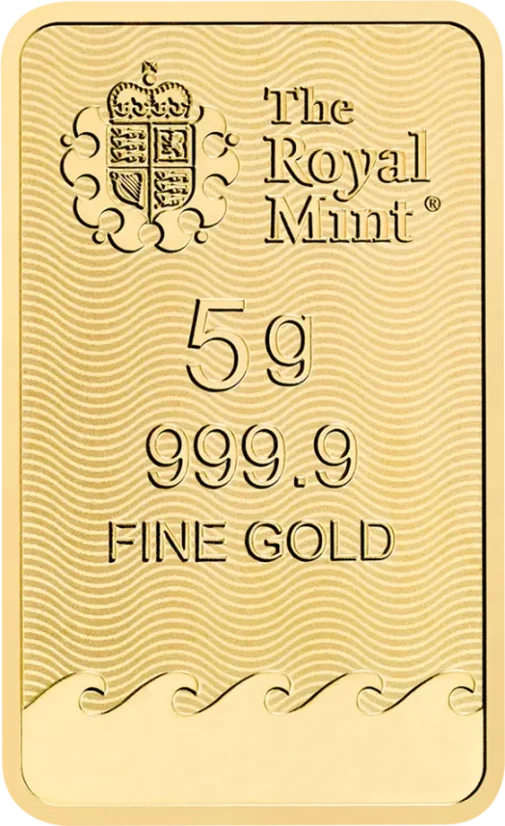 5g Britannia Gold Bar | Royal Mint | KHM