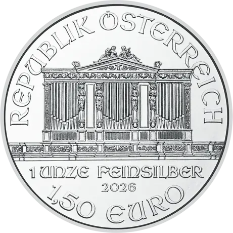 Stříbrná mince 1,5 EUR Wiener Philharmoniker 1 OZ