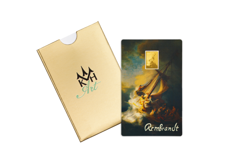 Bouře na moři - Rembrant van Rijn | finecard | KHM Art