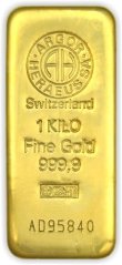 Zlatý slitek Argor Heraeus 1000 g | KHM
