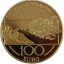 Pamětní zlatá mince, 100EUR Pontifikát papeže Benedikta XVI. 2008 - Sixtinská kaple: Zrození člověka