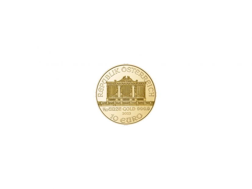 Zlatá mince 10EUR Wiener Philharmoniker 1/10 OZ | KHM