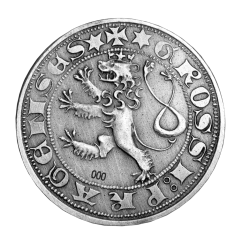 Pražský Groš Václava II. r.1300 Originál Kutnohorské Mincovny | KHM