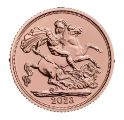 Investiční zlatá mince, Sovereign Coronation Charles III | 2023| KHM