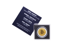 Bitcoin | zlatá mince | 999/1000 | KHM Art