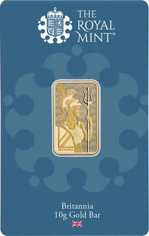 10g Britannia Gold Bar | Royal Mint | KHM