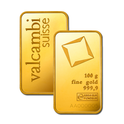 Investiční zlato 100g | Valcambi