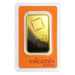 Investiční zlato 50g | Valcambi | KHM