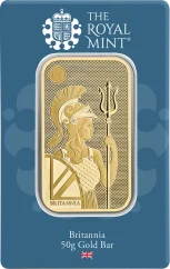 50g Britannia Gold Bar | Royal Mint | KHM