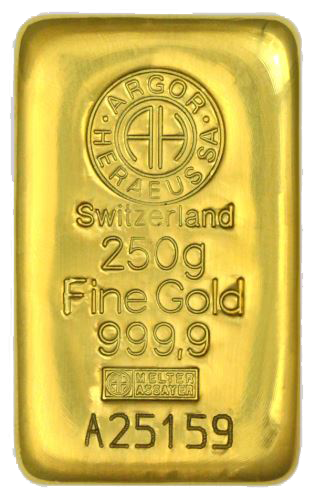 Investiční zlato Argor Heraeus 250 g | KHM