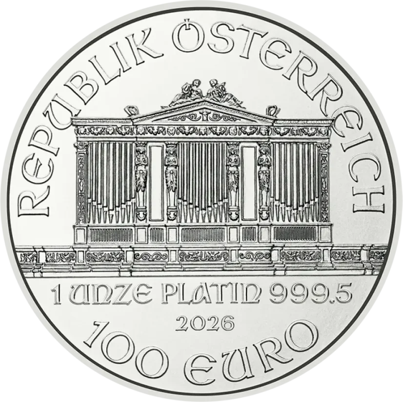 1 oz Vienna Philharmonic Platinum Coin | 2026 | KHM