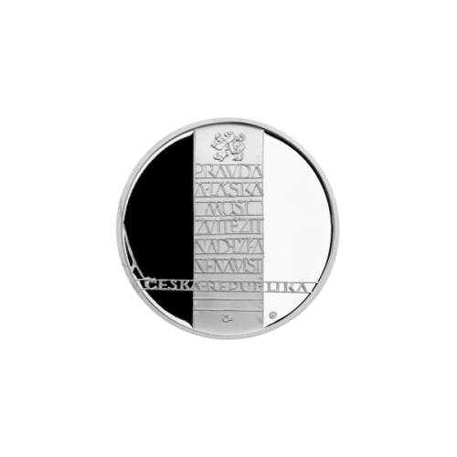 Sada ČNB pamětní stříbrná mince 17. listopad + medaile Václav Havel - rok 2014 | KHM