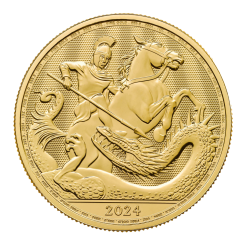 1 oz St George and the Dragon Gold Coin | 2024 | KHM