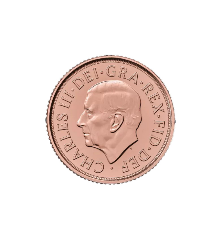 Investiční zlatá mince, 1GBP Memorial Sovereign Charles III | 2022 | KHM
