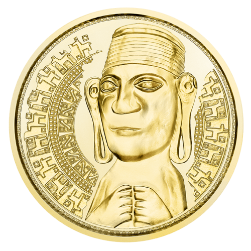 Pamětní zlatá mince, 100EUR The Gold Of The Incas