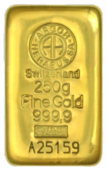 Investiční zlato Argor Heraeus 250 g | KHM