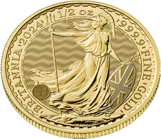 1/2 oz Britannia Charles III Gold Coin | 2024 | KHM